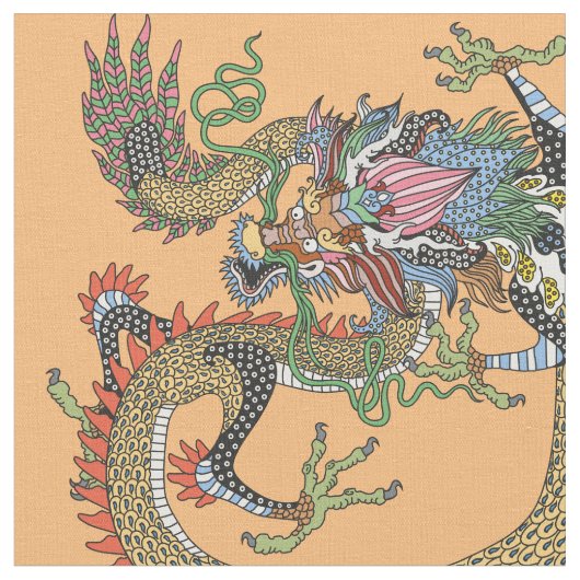 Feng Huang en Chinese draak Stof (Close Up)