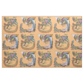 Feng Huang en Chinese draak Stof (Fat Quarter)