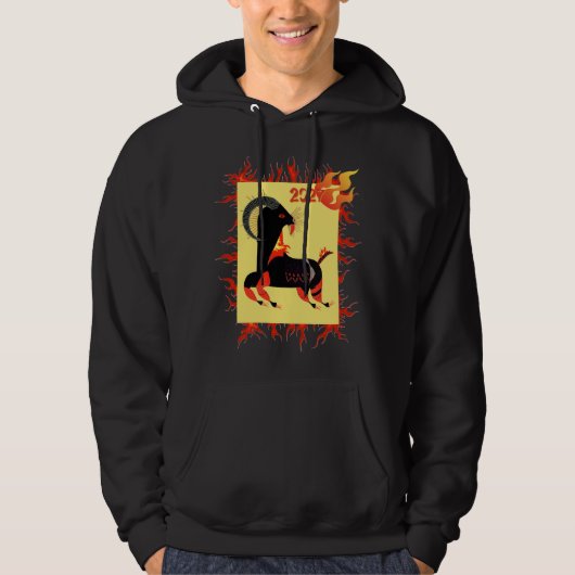 Feng Shui 2027 Vuur Geit sweatshirt (Voorkant)