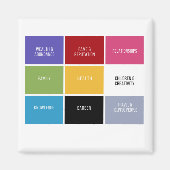 Feng Shui Bagua Magnet (Voorkant)