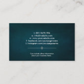 Feng Shui Bagua/Pakua en Lucky bamboo Visitekaartje (Achterkant)