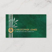 Feng Shui Bagua/Pakua en Lucky bamboo Visitekaartje (Voorkant)