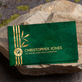 Feng Shui Bagua/Pakua en Lucky bamboo Visitekaartje