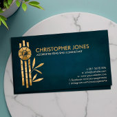 Feng Shui Bagua/Pakua en Lucky bamboo Visitekaartje