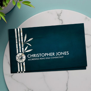 Feng Shui Bagua/Pakua en Lucky bamboo Visitekaartje