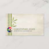 Feng Shui Bagua/Pakua en Lucky bamboo Visitekaartje (Voorkant)