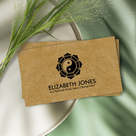 Feng Shui Bagua/Pakua Lotus mandala Visitekaartje