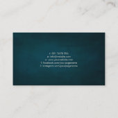 Feng Shui Bagua/Pakua Lotus mandala Visitekaartje (Achterkant)