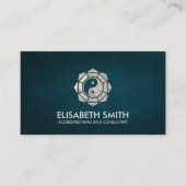 Feng Shui Bagua/Pakua Lotus mandala Visitekaartje (Voorkant)