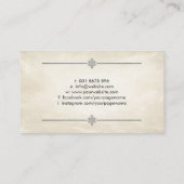 Feng Shui Bagua Pakua Lotus Petals Visitekaartje (Achterkant)