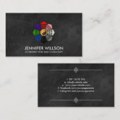 Feng Shui Bagua Pakua Lotus Petals Visitekaartje (Voorkant / Achterkant)