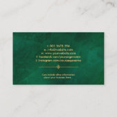 Feng Shui Calligraphy Symbol Lucky Bamboo Visitekaartje (Achterkant)