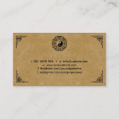 Feng Shui Calligraphy Symbol Visitekaartje (Achterkant)