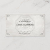 Feng Shui Calligraphy Symbol Waterverf landschap Visitekaartje (Achterkant)