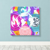 Feng Shui Canvas Afdruk (Insitu (Houten vloer))