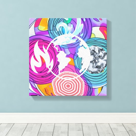 Feng Shui Canvas Afdruk (Insitu (Houten vloer))