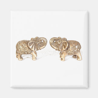 Feng Shui Double Elephant Magneet