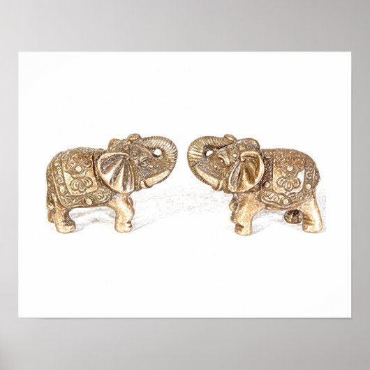 Feng Shui Double Elephant Poster (Voorkant)