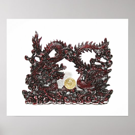 Feng Shui Dragon & Phoenix Poster (Voorkant)