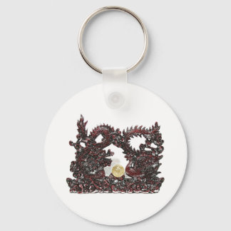 Feng Shui Dragon & Phoenix Sleutelhanger