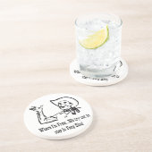 Feng Shui Humoureus Onderzetter (Zijkant)