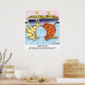 Feng Shui in de vuilnisbak is weg Poster (Keuken)