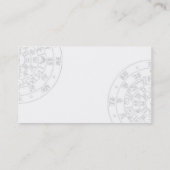 Feng-Shui, Interior Design Consulting Inc. Visitekaartje (Achterkant)