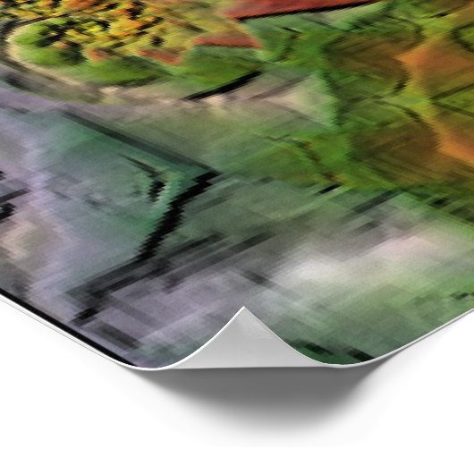 FENG SHUI INTUITIEVE ENERGIE UIT ORIGINELE ARTWORK POSTER (Hoek)