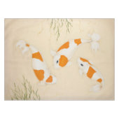 Feng Shui Koi Pond Tafeldoek Tafelkleed (Voorkant (Horizontaal))