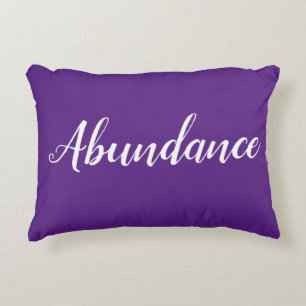 Feng Shui Paarse "Abundance" Accent Pillow Kussen