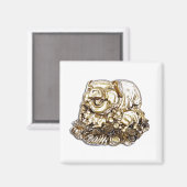 Feng Shui Pig Magneet (Voorkant / Achterkant)