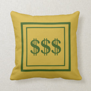 Feng Shui Prosperity Gold & Green Sierkussen