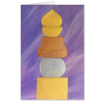 Feng Shui tri-kleurige 5 Element Pagoda