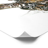 Feng Shui Triple Turtle - Gold Poster (Hoek)