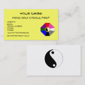 Feng Shui (versie 1) - sjabloon voor visitekaartje (Voorkant / Achterkant)