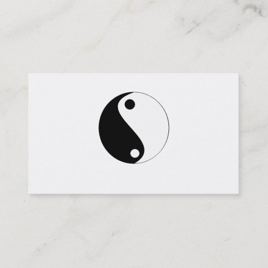 Feng Shui (versie 1) - sjabloon voor visitekaartje (Achterkant)