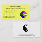 Feng Shui (versie 2) - sjabloon voor visitekaartje (Voorkant / Achterkant)