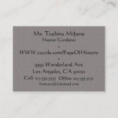 feng shui visitekaartje (Achterkant)