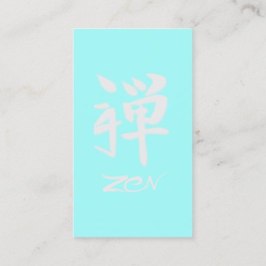 Feng Shui Visitekaartje (Achterkant)