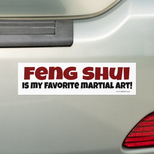 Feng Shui voor Auto Bumpersticker (Op auto)