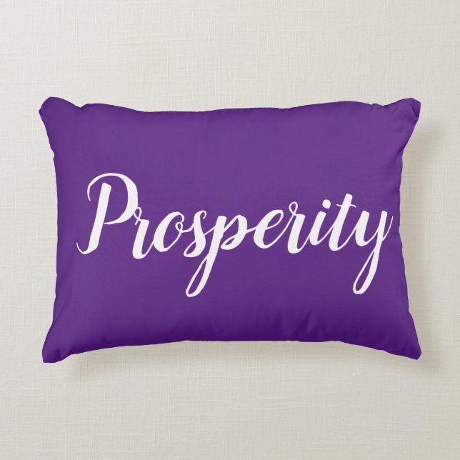 Feng Shui "Welvaart" Accent Pillow Kussen (Voorkant)