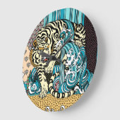 Feng Shui White Tiger Large Clock Grote Klok (Hoek)