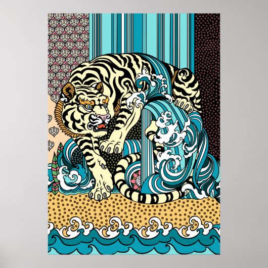 Feng Shui White Tiger Poster (Voorkant)