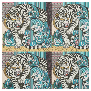 Feng Shui White Tiger Stof