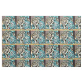 Feng Shui White Tiger Stof (Fat Quarter)