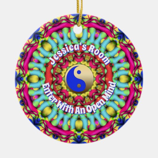 Feng Shui Yin Yang Mandala Room Hanging Ornament (Voorkant)