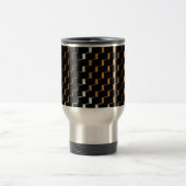 FengShui Fusion Gold Black Geometric Hipster 2 Reisbeker (Center)