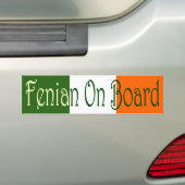 Fenian aan boord van de Bumpersticker (Op auto)