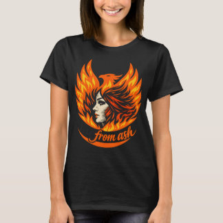 Feniks Vrouw uit As Opstijgen - Wedergeboorte Vuur T-shirt