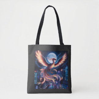 Fênix flamejante Bolsa Tote Bag